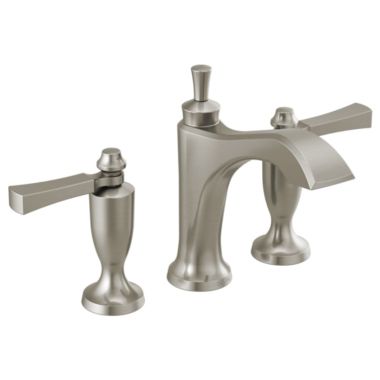 Click here to see Delta 3556-SSMPU-DST Delta Dorval Widespread Lavatory Faucet, 4