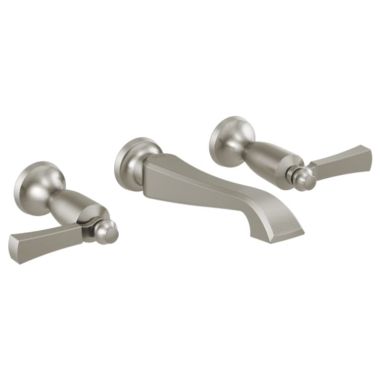 Click here to see Delta T3556LF-SSWL Delta Dorval Wall-Mount Stainless Lavatory Faucet Trim for 8