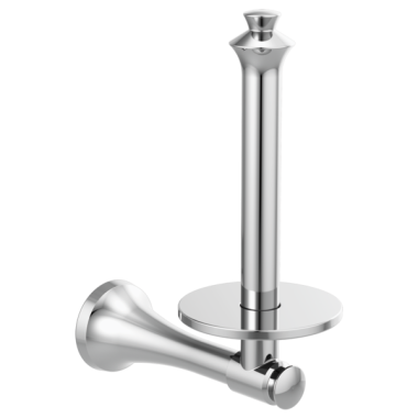 Click here to see Delta 756505 Delta Dorval Vertical Toilet Paper Holder, Chrome - 756505
