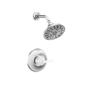 Click here to see Delta T14256-LHP Delta Dorval Monitor 14 Series H2Okinetic Shower Faucet with 5-Setting Rain Showerhead, 1.75 GPM, Less Handle, Chrome - T14256-LHP