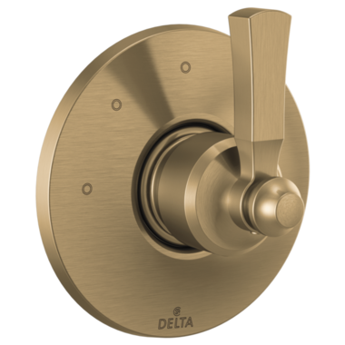 Click here to see Delta T11856-CZ Delta Dorval Single-Handle 3-Function Diverter Valve Trim, Lever Handle, Champagne Bronze - T11856-CZ