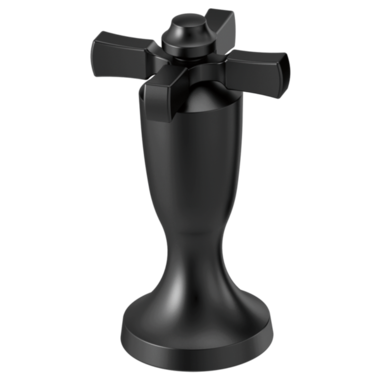 Click here to see Delta H570BL Delta H570-BL Dorval Cross Handle Kit for Roman Tub and WM Tub Filler, Matte Black