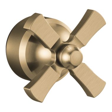 Click here to see Delta H567CZ Delta H567-CZ Dorval Cross Handle Kit for Volume FM Tub Filler/14S, Champagne Bronze