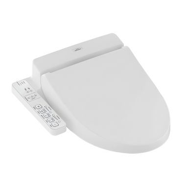 Click here to see Toto SW2033R#01 TOTO WASHLET C100 Round-Front Bidet Toilet Seat, PREMIST, Cotton White - SW2033R#01