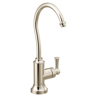 Click here to see Moen S5510NL Moen SIP Traditional One-Handle High Arc Beverage Faucet, Polished Nickel - S5510NL