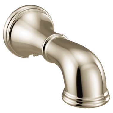 Click here to see Moen 193371NL Moen 193371NL Belfield Non-Diverter Tub Spout, Polished Nickel