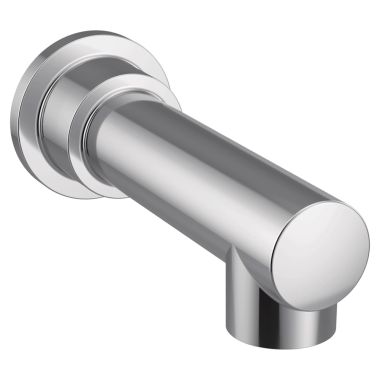 Click here to see Moen 195827 Moen Align Wall Mounted Chrome Non-Diverter Tub Spout, Slip Fit, 1/2-inch Connection Size - 195827