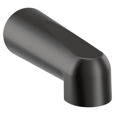 Click here to see Moen 3829BL Moen Chateau Wall Mounted Matte Black Non-Diverter Tub Spout, 1/2-inch Connection Size, IPS - 3829BL