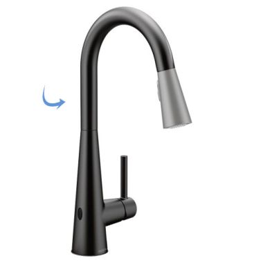 Click here to see Moen 191001BL Moen 191001BL Sleek Faucet Assembly Kit, Matte Black