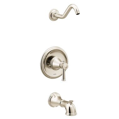 Click here to see Moen T3313NHNL Moen T3313NHNL Belfield Moentrol® Single-Handle Tub/Shower Trim Only, Polished Nickel
