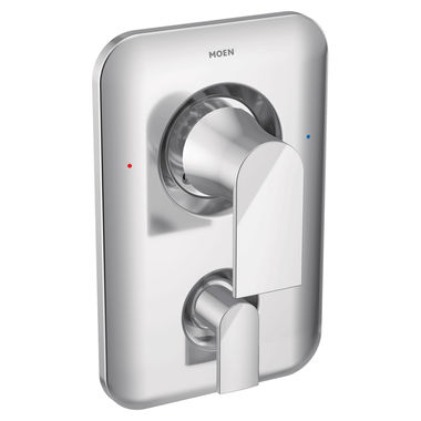 Click here to see Moen T2470 Moen Genta LX Posi-Temp Valve Trim w/ Diverter, Lever Handles, Polished Chrome - T2470