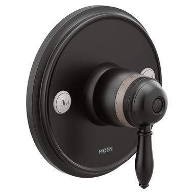 Click here to see Moen TS32110BL Moen Weymouth ExactTemp Single-Handle Valve Trim, Lever Handle, Matte Black - TS32110BL
