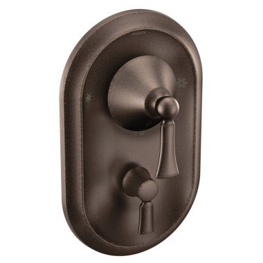 Click here to see Moen T4500ORB Moen Wynford Posi-Temp Valve Trim w/ 3-Function Diverter, Lever Handles, Oil Rubbed Bronze - T4500ORB