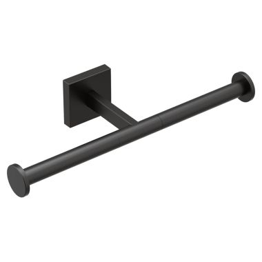 Click here to see Moen BP1888BL Moen Triva Double Toilet Paper Holder, Matte Black - BP1888BL