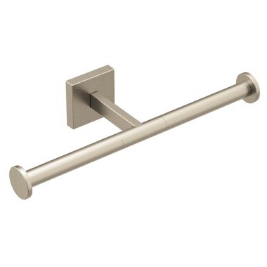 Click here to see Moen BP1888BN Moen Triva Double Toilet Paper Holder, Brushed Nickel - BP1888BN