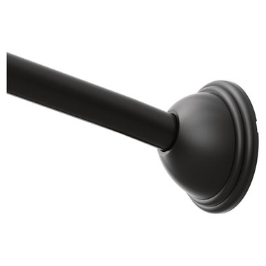 Click here to see Moen CSR2160BL Moen CSR2160BL Adjustable Curved Shower Curtain Rod - Matte Black
