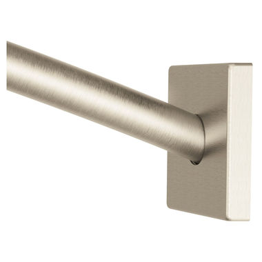 Click here to see Moen CSR2168BN Moen CSR2168BN Triva Adjustable Curved Shower Rod - Brushed Nickel