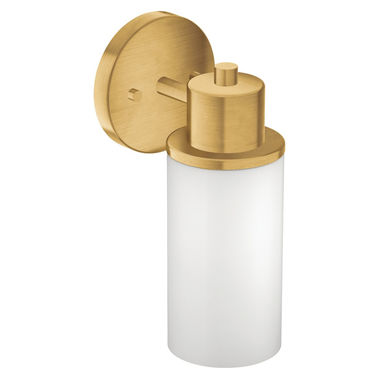 Click here to see Moen DN0761BG Moen Iso 1-Globe Bathroom Vanity Light, Brushed Gold - DN0761BG