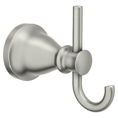 Click here to see Moen MY2703BN Moen Hilliard Double Robe Hook, Brushed Nickel - MY2703BN