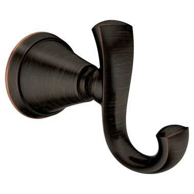 Click here to see Moen MY4803BRB Moen Tiffin Robe Hook, Mediterranean Bronze - MY4803BRB