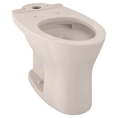 Click here to see Toto CT746CUFG#12 TOTO CT746CUFG#12 Drake Dual Flush Universal Height Elongated Toilet Bowl - Sedona Beige