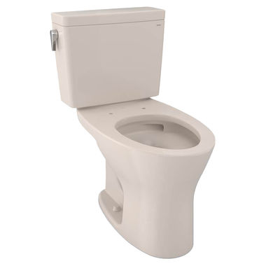 Click here to see Toto CST746CEMG#12 TOTO CST746CEMG#12 Drake Two-Piece Toilet 1.28 & 0.8 GPF Elongated Bowl - Sedona Beige