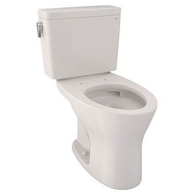 Click here to see Toto CST746CEMG#11 TOTO CST746CEMG#11 Drake Two-Piece Toilet 1.28 & 0.8 GPF Elongated Bowl - Colonial White