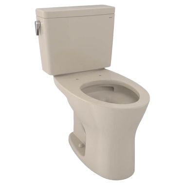 Click here to see Toto CST746CUMFG#03 TOTO Drake 1G Two-Piece Elongated Dual Flush 1.0 and 0.8 GPF Universal Height DYNAMAX TORNADO FLUSH Toilet with CEFIONTECT, Bone - CST746CUMFG#03