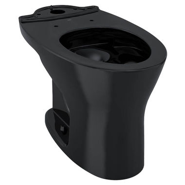 Click here to see Toto CT746CUF#51 TOTO Drake Dual Flush Elongated Universal Height Toilet Bowl, Ebony - CT746CUF#51