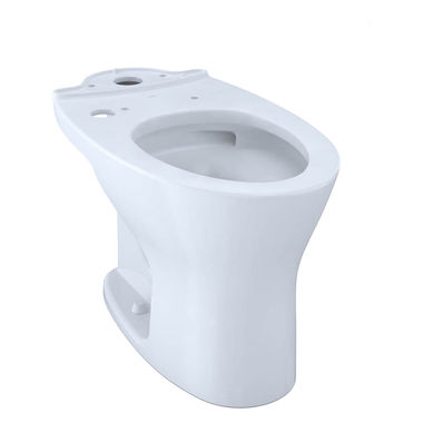 Click here to see Toto CT746CUFGT40#01 TOTO Drake Dual Flush Elongated Universal Height Toilet Bowl with CEFIONTECT, WASHLET+ Ready, Cotton White - CT746CUFGT40#01