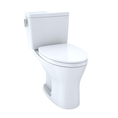 Click here to see Toto MS746124CSMG#01 TOTO Drake Closed Coupled Toilet - 1.6 & 0.8 GPF, Elongated, Cotton White - MS746124CSMG#01