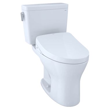 Click here to see Toto MW7463056CEMGA#01 TOTO Drake WASHLET+ S550e Two-Piece Toilet - 1.28 GPF & 0.8 GPF - Cotton White - MW7463056CEMGA#01