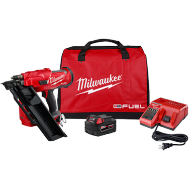 Click here to see Milwaukee 2745-21 Milwaukee 2745-21 M18 Fuel Framing Nailer Set - 30 Degree
