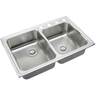 Click here to see Elkay LRAD25065S2 Elkay LRAD25065S2 Double Sink Lustertone Bowl