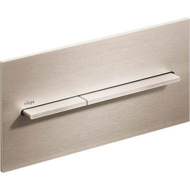 Click here to see Viega 54780 Viega 54780 Visign for More 104 Flush Plate for In Wall Tank - Stainless Steel Colored Aluminum