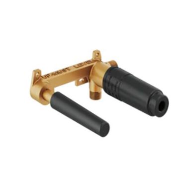 Click here to see Brizo R85800 Brizo Single-Handle Wall-Mounted Adjustable Lavatory Rough-In Valve for Allaria T65767LF and Invari T65776LF lavatory faucets, 1/2in NPT - R85800