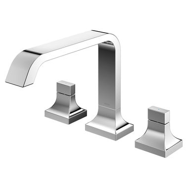 Click here to see Toto TBG08201U#CP TOTO GC Two-Handle Three-Hole Roman Tub Faucet Trim, Double-Bend Spout, Polished Chrome - TBG08201U#CP