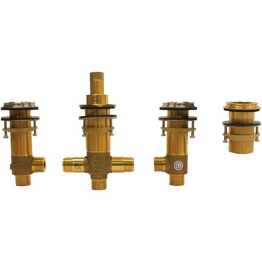 Click here to see Toto TBN02204U#BN TOTO Four-Hole Roman Tub Filler Rough-In Valve, Brushed Nickel - TBN02204U#BN