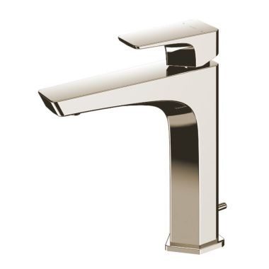 Click here to see Toto TLG07303U#PN TOTO GE 1.2 GPM Single Handle Semi-Vessel Bathroom Sink Faucet with COMFORT GLIDE Technology, WaterSense Certified, Brass, Polished Nickel - TLG07303U#PN