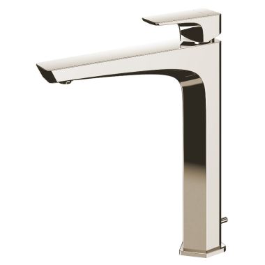 Click here to see Toto TLG07305U#PN TOTO GE 1.2 GPM Single Handle Vessel Bathroom Sink Faucet with COMFORT GLIDE Technology, WaterSense Certified, Brass, Polished Nickel - TLG07305U#PN
