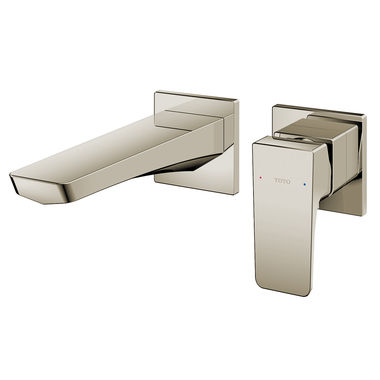 Click here to see Toto TLG07307U#BN TOTO GE Wall-Mount Single-Handle Short Bathroom Faucet with COMFORT GLIDE Technology, Lever Handle, Two-Hole, 1.2 GPM, Brushed Nickel - TLG07307U#BN