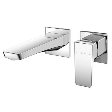 Click here to see Toto TLG07307U#CP TOTO GE Wall-Mount Single-Handle Short Bathroom Faucet with COMFORT GLIDE Technology, Lever Handle, Two-Hole, 1.2 GPM, Polished Chrome - TLG07307U#CP