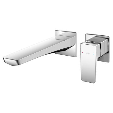 Click here to see Toto TLG07308U#CP TOTO GE Wall-Mount Single-Handle Long Bathroom Faucet with COMFORT GLIDE Technology, Lever Handle, Two-Hole, 1.2 GPM, Polished Chrome - TLG07308U#CP