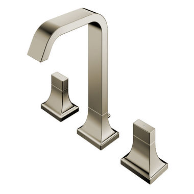 Click here to see Toto TLG08201U#BN TOTO GC Two-Handle Widespread Bathroom Sink Faucet with Metal Pop-Up Drain, 1.2 GPM, Lever Handle, Three-Hole, Brass, Brushed Nickel - TLG08201U#BN