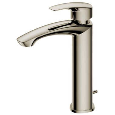 Click here to see Toto TLG09303U#BN TOTO GM 1.2 GPM Single Handle Semi-Vessel Bathroom Sink Faucet with COMFORT GLIDE Technology, WaterSense, Metal Pop-Up Drain, Brushed Nickel - TLG09303U#BN