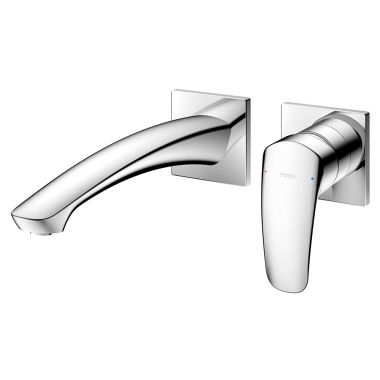 Click here to see Toto TLG09308U#CP TOTO GC Wall-Mount Long Single-Handle Brass Bathroom Sink Faucet with COMFORT GLIDE Technology, Lever Handle, 1.2 GPM, Polished Chrome - TLG09308U