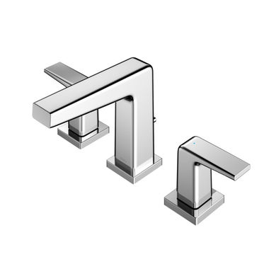 Click here to see Toto TLG10201U#CP TOTO GB Widespread Two-Handle Bathroom Sink Faucet with Metal Pop-Up Drain, Lever Handles, Three-Hole, Brass, 1.2 GPM, Polished Chrome - TLG10201U#CP