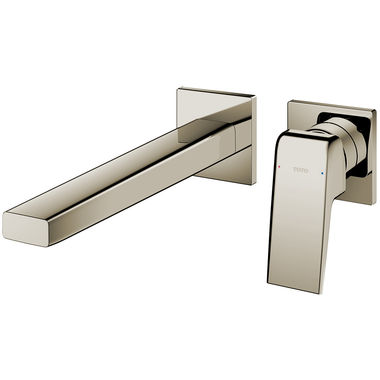 Click here to see Toto TLG10308U#BN TOTO GB Wall-Mount Long Single-Handle Bathroom Sink Faucet with COMFORT GLIDE Technology, Lever Handle, Two-Hole, 1.2 GPM, Brushed Nickel - TLG10308U#BN