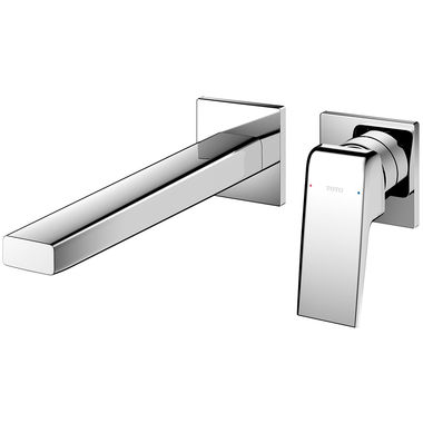 Click here to see Toto TLG10308U#CP TOTO GB Wall-Mount Long Single-Handle Bathroom Sink Faucet with COMFORT GLIDE Technology, Lever Handle, Two-Hole, 1.2 GPM, Polished Chrome - TLG10308U#CP