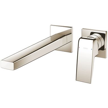 Click here to see Toto TLG10308U#PN TOTO GB Wall-Mount Long Single-Handle Bathroom Sink Faucet with COMFORT GLIDE Technology, Lever Handle, Two-Hole, 1.2 GPM, Polished Nickel - TLG10308U#PN